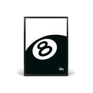 Plakat Stussy Ball w Ramce z Szyba Wysoka jakość 30x40