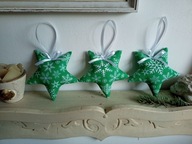 GWIAZDKI,GWIAZDY, ZAWIESZKI komplet 3 szt.