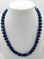 Lapis Lazuli kostka 8mm Srebro 925 naturalny błękit