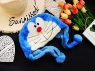 Kids - pluszowa czapeczka kotek r one size