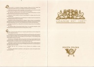 1997 1000 lat Gdańska Fi blok 159 karnet