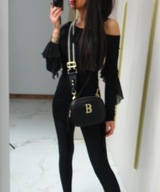 %%%%%% Roberta Biagi torebka NERO