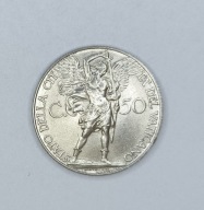 WATYKAN - 50 centesimi 1936 - PIUS XI - ładna