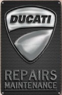 PREZENT DUCATI Tablica dekoracyjna ozdobna blacha
