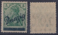 WMG Fi 21 błąd B1 Denzig zamiast Danzig gw. Bock BPP postfrisch