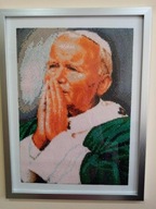 Papież Jan Paweł II -Haft Diamentowy