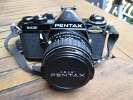 PENTAX ME + SMC PENTAX-M 1.4/50mm - CZARNY