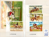 Republika Środkowej Afryki 53 T , nr 956/ 9 , blok 246 , komplet