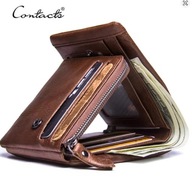 Portfel ze skóry bydlęcej Crazy Horse Vintage