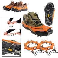 RACZKI NA BUTY TURYSTYCZNE ANTYPOŚLIZGOWE ELASTYCZNE KORBI 36-45 Z KOLCAMI