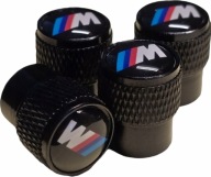 Nakrętki kapturki na wentyle BMW M-Power czarne (4szt.)