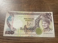Malezja - 20 ringgit - rzadki