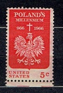 USA z 1966 r- Mi: 904 -MILENIUM - czysty