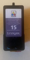 LEXMARK WKŁAD TUSZ 15 KOLOR oryginał PUSTY