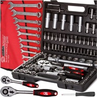 ZESTAW KLUCZY NASADOWYCH NARZĘDZI KLUCZE NASADOWE 108 EL. WALIZKA TORX BITY