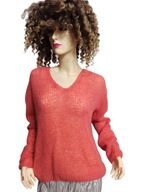 lekki sweter wełniany moherowy 40/42