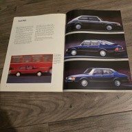 Saab 9000 CD 9000 CS 900 j.angielski 1993 prospekt