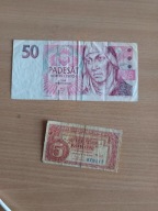 Banknoty czeskie stare i nowe