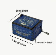 POZYTYWKA DREWNIANA MUZYKA HAPPY BIRTHDAY URODZINY