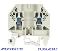Terminal bezpiecznikowo-diodowy na szynę przelotowy WK 4 TKG/U 800 V 25-3-5