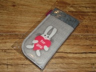 Pokrowiec futerał etui na okulary BERTONI zajączek