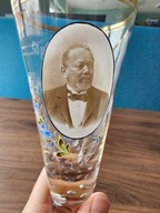 Józefina kryształowy kielich do szampana z wizerunkiem .