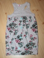 Śliczna tunika na ramiączkach/top w róże YD r.140