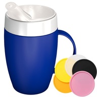 Zestaw Kubek Termiczny Senior Parkinson Ornamin + Ustnik + Podkładka