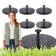 FONTANNA SOLARNA OGRODOWA PŁYWAJĄCA POMPA WODY DO OCZKA WODNEGO STAWU MOCNA