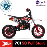 MINI CROSS XTR 701 50cc NOWY TRANSPORT RATY FVAT EASY START SZARPAK