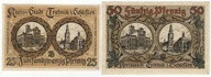 Banknoty zastepcze - TREBNITZ - Trzebnica - 25 Pf + 50 Pf
