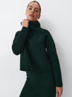 MOHITO ciepły sweter golf zielony damski S