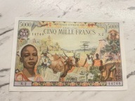 Republika Środkowoafrykańska - 5000 franków - bardzo rzadki