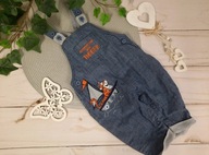 Disney świetne ogrodniczki 62-68cm 3-6mies