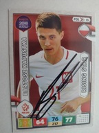 Karta panini autograf Polska Road to Russia 2018 Bartosz Kapustka