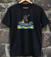 DJ jamnik. Koszulka jamnik, t-shirt koszulka z DJ jamnikiem