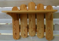 Wieszak drewniany, wieszak wiszący, garderoba.