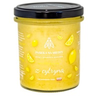 Miód kremowany z CYTRYNĄ liofilizowaną 450g Pasieka na Miedzy POLSKI