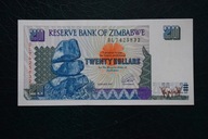 Banknot Zimbabwe 20 dollars 1997 rok!!!