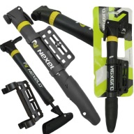 MINI POMPKA RĘCZNA ROWEROWA RĘCZNA LEKKA Z UCHWYTEM DO PIŁKI CZARNA