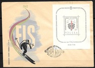 *FDC ROCZNIK 1962 Fi bl 30 B3 kas. MISTRZOSTWA ŚWIATA / ostemplowanie