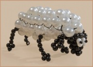 Zestaw do tkania z koralików Baranek