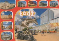 Pocztówka współczesna Łódź mozaika 9 obrazów Nr 8602