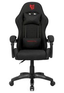 Fotel gamingowy obrotowy ENZO XL Black Fabric – wygoda XL tkanina komfort