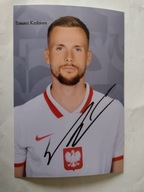 Zdjęcie 10x15 autograf Polska Tomasz Kędziora Euro 2020