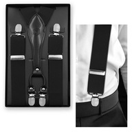 Szelki do spodni czarne Pako Jeans