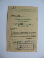 GENERALNA GUBERNIA MOGIŁA k/KRAKÓW DOWÓD NADANIA 1943 r.