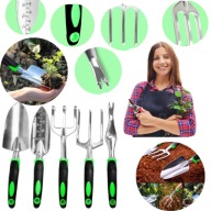 WYCINAK ŁOPATKA CHWASTOWNIK PAZURKI NARZĘDZIA OGRODOWE ZESTAW OGRODOWY 5W1