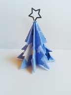 Choinka z materiału z gwiazdką