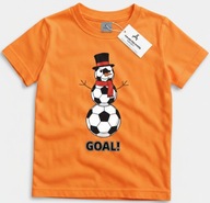 Koszulka dziecięca Bałwan piłka nożna 122 wiek 6-7 lat